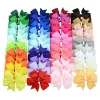 40 Colors Bows Pin for Kids Hot Girls Children Accessories Baby Hairbows Girl with Clips Flower ClipZZ