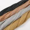 Foulards Mode Lurex Glitter Shimmer Tassel Polyester Écharpe Couverture De Plage Châles Et Wraps Foulard Echarpe Musulman Hijab 160 50Cm