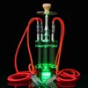 Big Gatling Narghilè Acrilico Narguile Completo Shisha Pipe Set Chicha Pipa Cachimba 4 tubi Accessori per luci a LED Nightclub Party HKD230809