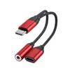 2 In 1 USB C To 3.5mm Headphone Jack Adapter Type C Charge Audio Aux Earphone Adaptor Charging Cable for Samsung S23 Apple Ipad Iphone 15 Pro Max New