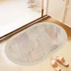 Tapis de bain absorbant l'eau anti-dérapant doux diatomée tapis de boue lumière nordique luxe Style ménage salle de bain entrée pied Pad HKD230809