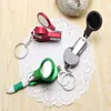 100pcs/lot Mini Creative Nail clipper folding ballpoint pen key chain keychain keyring pen Nail cutter