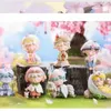 Boîte aveugle Mimi Peach Blossom Season Garden Series Boîte aveugle Kawaii Action Anime Figures Toy Collection Modèle Cadeau d'anniversaire Caixas Supresas 230808