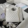 10A super Original qualité femmes chaîne sacs à bandoulière 25cm caviar cuir d'agneau luxe sac fourre-tout design mode bandoulière classique dames sac à main sac à main avec boîte