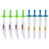 LED SwordsGuns 8pcs épées lumineuses jouets allument des baguettes clignotantes LED bâtons enfants Cosplay jouets cadeau d'anniversaire couleur aléatoire 230809