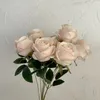 Bouquet de roses artificielles pour décoration de maison et de mariage, meilleure qualité