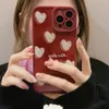 Vintage Love Phone Case Suitable for 12 13 14 promax Set 11 Wine Red XR Soft Case 8/Xs