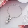 Braccialetti con ciondoli Moda Perle naturali Gabbia Apertura Pistola Gufo Stella Conchiglia Squalo Medaglione Ciondolo Braccialetto Per Donna Uomo Gioielli Miglior regalo Dro Dhbkv