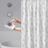 Porte-brosse à dents Waterpoof rideau de douche ménage marbre Rectangle rideaux de salle de bain pour la maison el 230809