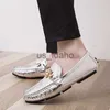 Elbise Ayakkabı 2019 Moda Young Casual Loafers Ayakkabı Büyük Boyu 47 48 Patent Deri El Yapımı Erkekler Ayakkabı Kauçuk Kalıcı Sürüş Sürüş Erkek Ayakkabı J230808