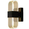 Wall Lamp Acrylic Art Modern Black/Gold Sconce For Bedroom Bedside Living Room Background Corridor Battroom Indoor Lighting