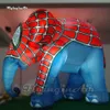 Meraviglioso Grande Palloncino Gonfiabile Elefante Fantastico Modello Animale Cartone Animato Indossa Abito Spider-Man Per Evento