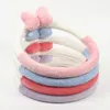 Steering Wheel Covers Cushion Protective Stylish Warm Bowknot Mixed Color Auto Case