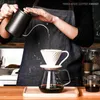 Drip Kettle 600ml Coffee Tea Pot Non-stick Coating Food Grade Stainless Steel Gooseneck Swan Neck Thin Mouth