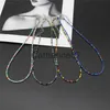 Pendentif Colliers Nouveau Coréen Doux Coloré Chokers Collier Boho Graine Perlé Clavicule Colliers pour Femmes Filles Bijoux À La Mode J230809