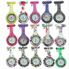 Verpleegkundige Horloges Arts Fob Quartz Horloge Zak Broche Sieraden Gelei Kleur Siliconen Kleurrijke Camouflage Prints Hangende Tuniek Pin Horloges ZZ