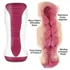 Masturbators Male Masturbator Cup Realistic Artificial Vagina Manual Portable 3D Aircraft Men's Funny Adult Toys Sex Shop 230808