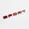 3D Plastica Nero Rosso SPOR Lettere Autobiografia Sport Carr Distintivo Dell'emblema Tronco Adesivo per Land Range Rover Auto Assessoires300y