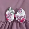 Completi di abbigliamento Bambina primavera e autunno Gonna bambina Pantaloni casual a fiori in pizzo a maniche lunghe per bambina Abiti taglia 14