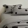 Bedding Sets 800TC Pima Cotton Set Nostalgic Vintage Polka Dots Large Circles Rounds Duvet Cover Quilted Bedspread 2 Pillowcases