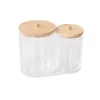 Paniers De Rangement Maquillage Tampons De Coton B Bin Cosmétiques Organisateur Boîte Avec Bambou Er Drop Livraison Maison Jardin Housekee Organisation Dhvqm