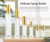 wholesale Flacone di profumo in vetro quadrato da 10 ml di alta qualità flacone spray pressato cosmetico mini barattolo di erogazione portatile all'ingrosso2022 LL