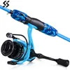 Rod Reel Combo Sougayilang Spinning Fishing and 1 7m Carbon Fiber 2000 Series 5 2 1 Gear Ratio Pesca 230809