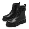 Botas 2023 Primavera Outono Tornozelo Exército Moda Masculino Vaca Couro Genuíno Sapatos Lace Up Lazer Militar A048