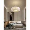 펜던트 램프 방 장식 LED 아트 샹들리에 램프 조명 및 고품질 북유럽 단순한 현대 깃털 침실 연구