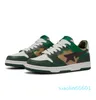 Chaussures Casual Camo Homme Femme Blanc Vert Rouge Noir Jaune Baskets