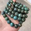 Strang handgemachte natürliche afrikanische Türkis Armband Perlen Yoga Schmuck Charme Heilung für Männer Frauen