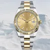 Reloj Datejust Designer Woman Wristwatch för man mekanisk 41mm 36mm kvarts 31 mm 28mm vattentät lysande fällbar spänne