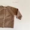 Cardigan Autumn Baby Boys Girls Coat Sweater Toddler Knit Cardigans born Knitwear Longsleeve Cotton Jacket Tops 230907