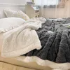 Filtar gurett varm vinter filt fluffig rutig säng filt mjuk tjock kast filtar dubbel täcke fleece säng täcker sängöverdrag på sängen 230809