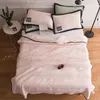 Blanket Summer Washable Quilted Thin Quilt Skin friendly Breathable Throw Soft Comfortable Twin King Bedding Bedclothes 230809