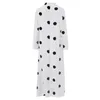 Casual Dresses Autumn Fashion Shirt Dress Women Elegant Polka Dot Vestidos 2023 Chic Bohemian Maxi Holiday Long Sundress OL Kaftan