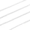 Acrylic Plastic Lucite 5Meters Gold Tone 3mm Width white Cable Chain Stainless Steel Gold Link Chain DIY For Necklace Bracelet making 230809