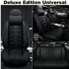 Luxury PU Leather Car Seat Covers Cushion Full Set For Interior Accessories300C
