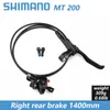Велосипедные переводы Shimano BR BL MT200 Bicycle Hydraulic тормоза 80013501450 мм MTB DISC MOUNTAR