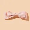 Accessori per capelli Ragazza Bowknot Copricapo Modello solido Prestazioni e decorazione quotidiana Shrot Clip Regalo Baby