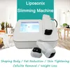 Ultraljud fettsugningsmaskin fett dissolver cellulitbehandling liposonisk hudlyft anti åldrande anordning 1,3 cm 0,8 cm liposonix patroner