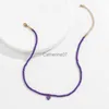 Pendant Necklaces 1pc Seed Beads Necklace Handmade Multicolor Sweet Heart Pendants Necklace Girls Choker Collar For Women Fashion Jewerly Gifts J230809