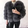 女性用ジャケットスタイル本物の毛皮のコート100ナチュラルジャケット女性冬の温かい革の高品質ベスト230808