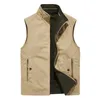 Gilet da uomo Abbigliamento Sicurezza sul lavoro Gilet militare tattico Cappotto da motociclista Giacca senza maniche estiva Giacche da uomo 230809