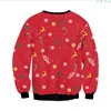 Maglioni da uomo Uomo Donna Brutto maglione natalizio Divertente Humping Reindeer Climax Tacky Christmas Jumpers Top Coppia Festa natalizia Felpa 230808