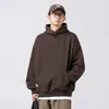 Männer Hoodies Schwere Textur Kapuzenpullover Lose Paar Mantel Im Herbst Und Winter Streetwear Männer