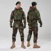 Vêtements de sport à capuche tactique Camouflage vêtements costume armée Fans CS champ Combat entraînement uniforme tir en plein air chemise militaire