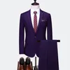 Men's Suits Custom Made Groom Wedding Dress Blazer Pants Business High-end Classic Trousers SA07-31599