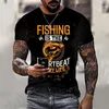 Men's T Shirts Summer T-shirt Oversized Wide Loose Clothes Letters 3D Print Hip Hop Style Large Size Short Sleeve Clothing