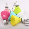 wholesale 300pcs/lot Fedex DHL Free shipping Hot items badminton keychain Key chain keyring Key ring Mix colors LL